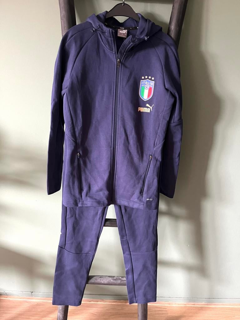 Italië trainingspak blauw S Puma sportpak joggingpak, Nieuw, Algemeen, Maat 46 (S) of kleiner, Verzenden