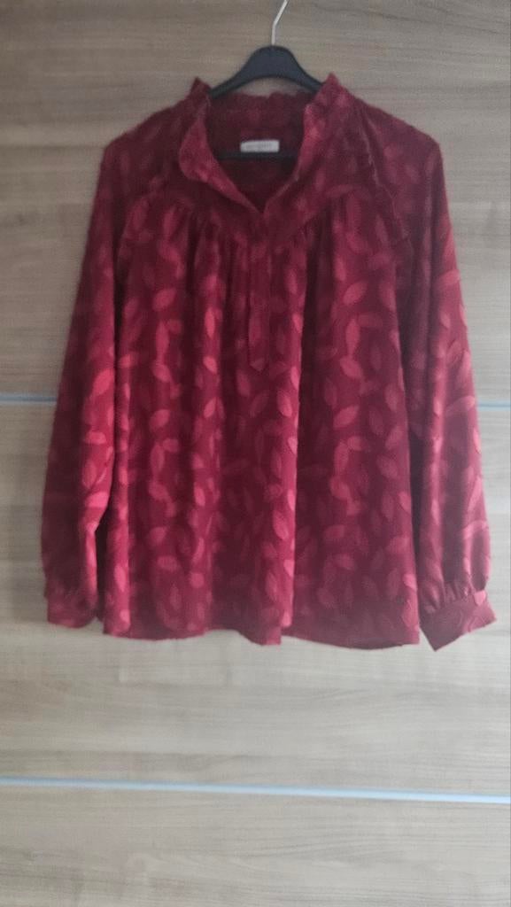 Dames  blouse Rood silvercreek Zgan, Silver Creek, Maat 42/44 (L), Ophalen of Verzenden, Zo goed als nieuw