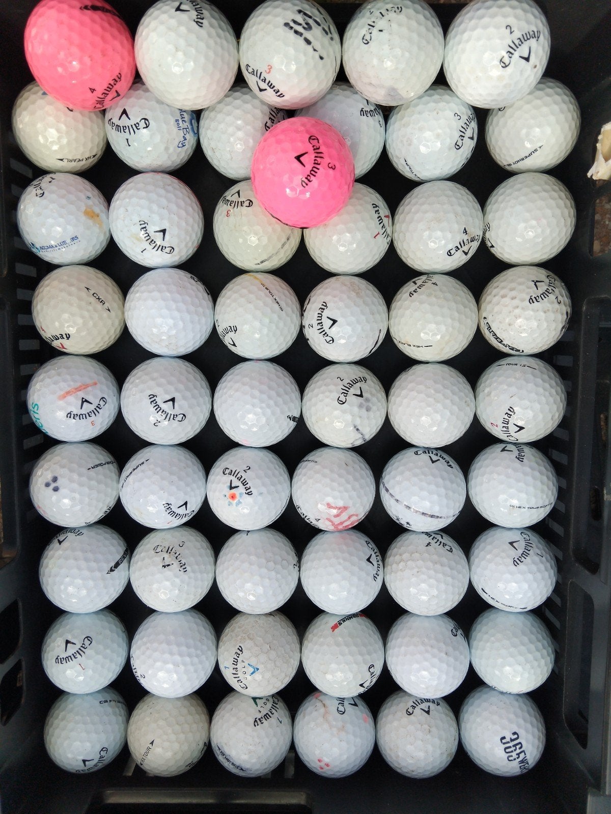 Golfballen Callaway mix, Ophalen of Verzenden, Gebruikt, Bal(len), Callaway