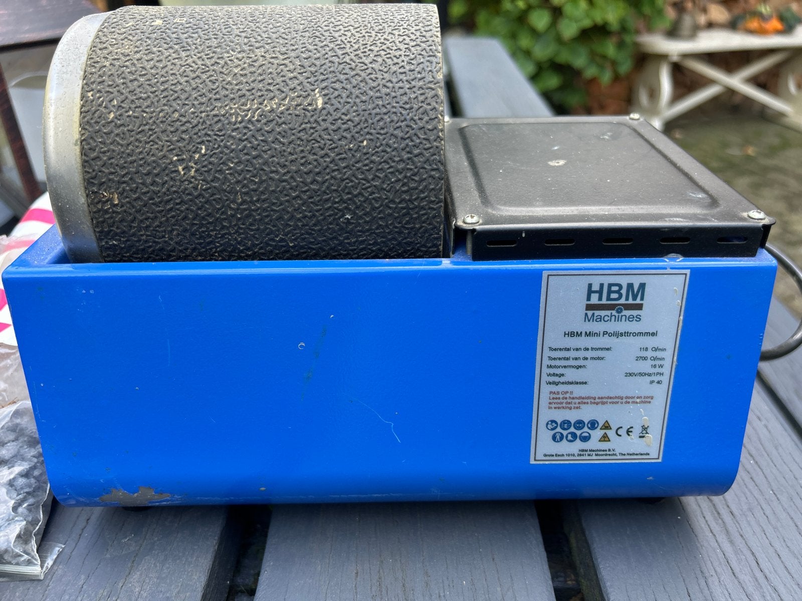 HBM Mini Polijsttrommel - Gebruikt, Ophalen of Verzenden, Gebruikt