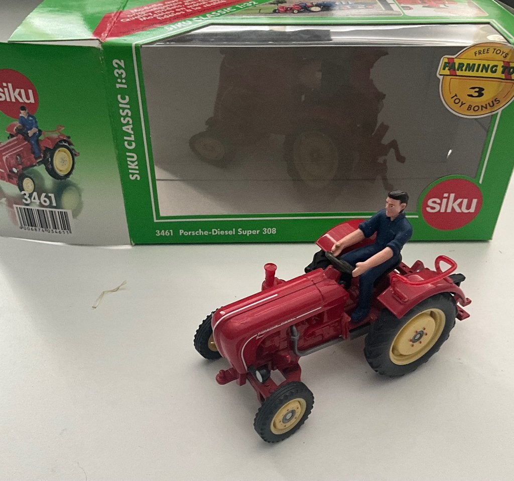 Porsch-Diesel Super 308, Ophalen of Verzenden, Zo goed als nieuw, Tractor of Landbouw, SIKU