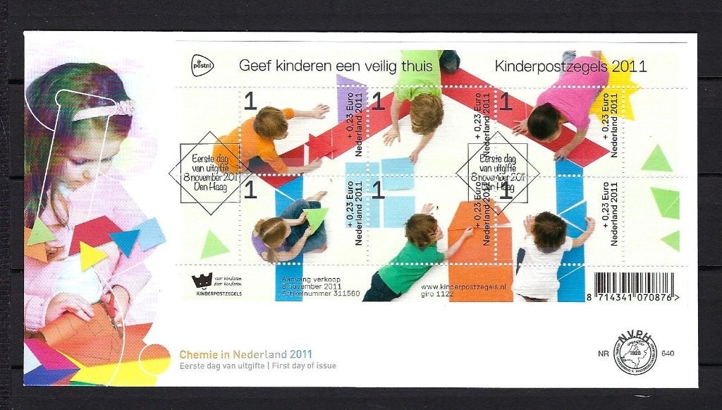 FDC NVPH E640 onbeschreven, Ophalen of Verzenden, Onbeschreven, Nederland