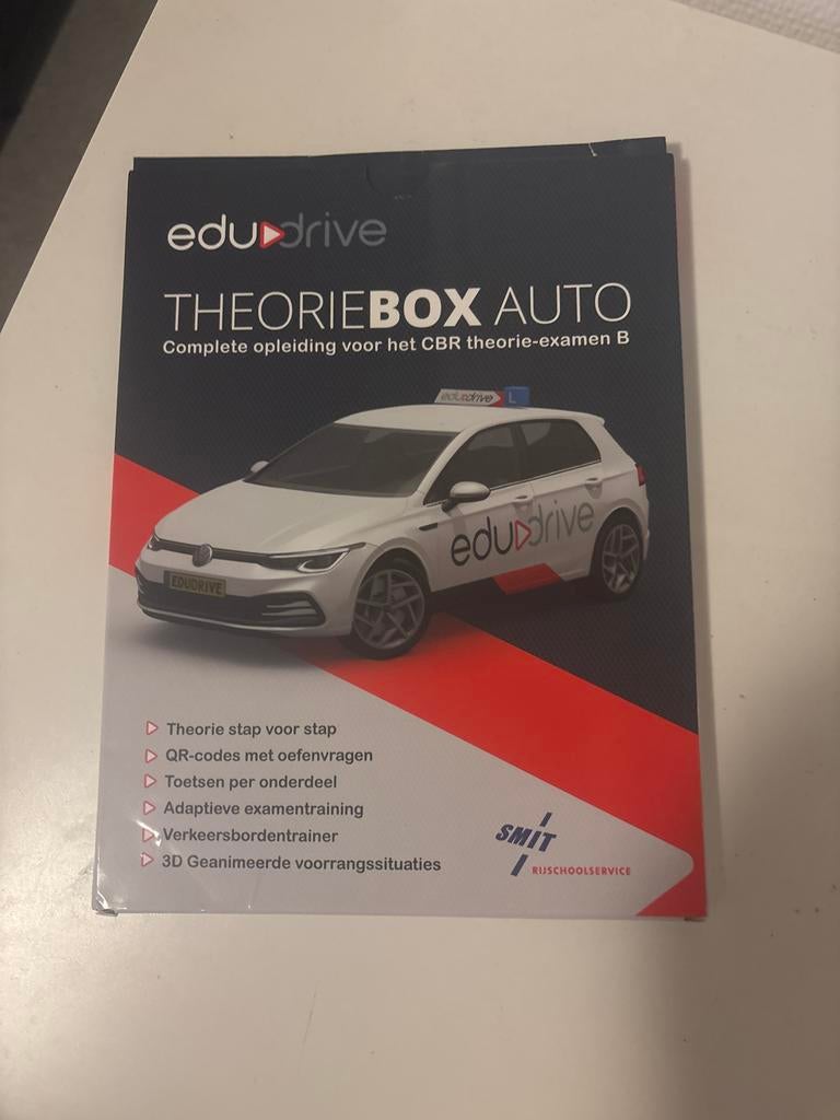 EduDrive Theorieboek Auto - Rijbewijs B, Ophalen of Verzenden, Nieuw, Niet van toepassing