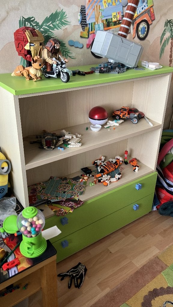 Boekenkast met 2 laden, Ophalen, Gebruikt, Kast