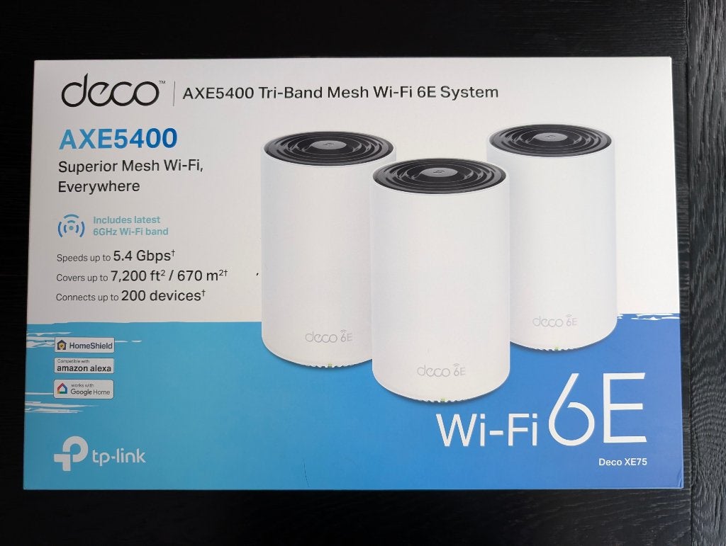 TP-Link Deco XE75 Wi-Fi 6E Mesh 3-Pack | Garantie, Ophalen of Verzenden, Zo goed als nieuw, Router, TPLink