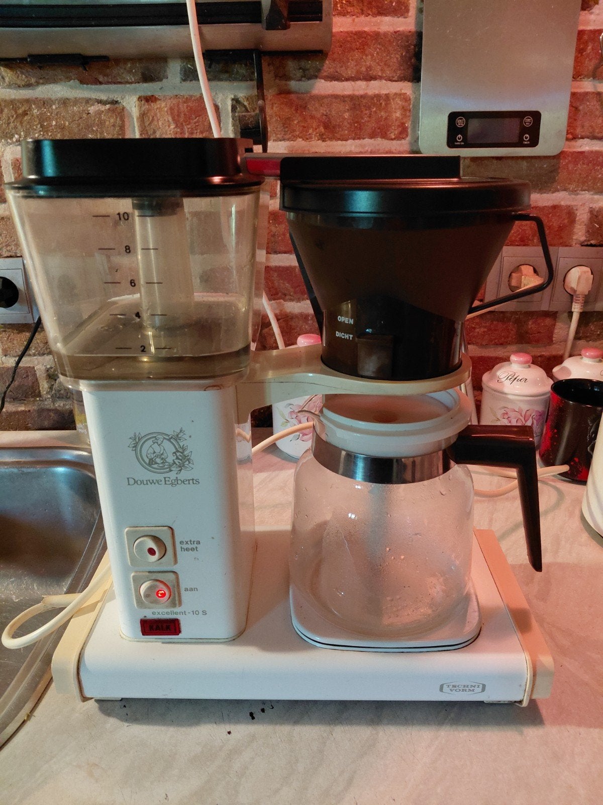 Douwe Egberts Excellent-10 S Koffiezetapparaat, Gebruikt, 10 kopjes of meer, Koffiemachine, Gemalen koffie