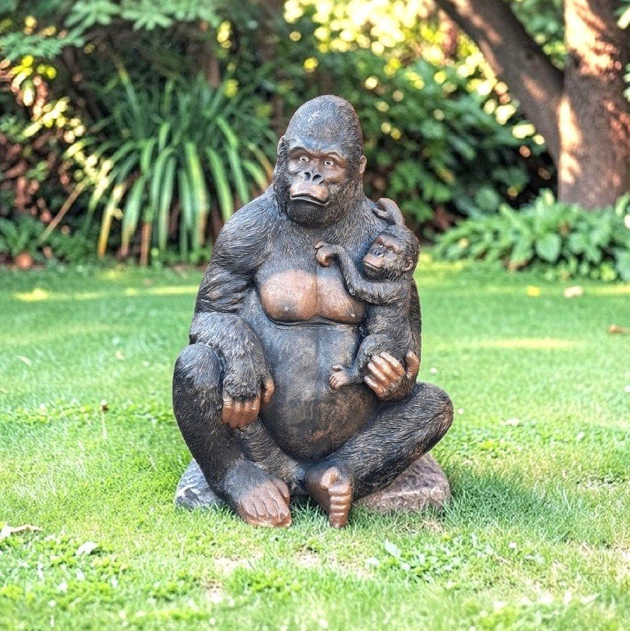 Jungle thema tuinbeelden | Gorilla, Leeuw, Olifant, Krokodil, Huis en Inrichting, Ophalen, Nieuw, Kunststof