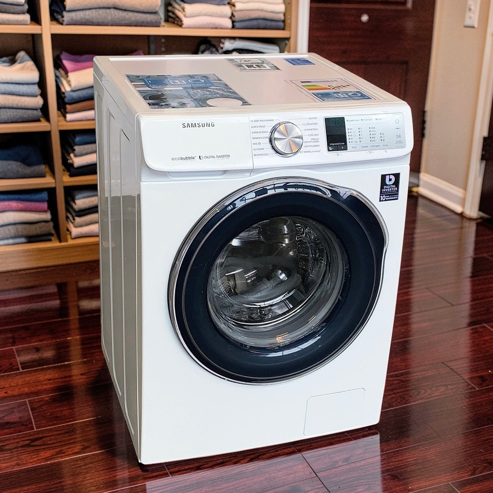 Wasmachine SAMSUNG SpeedWash 10kg SmartQrator App, S, Ophalen of Verzenden, Zo goed als nieuw, S