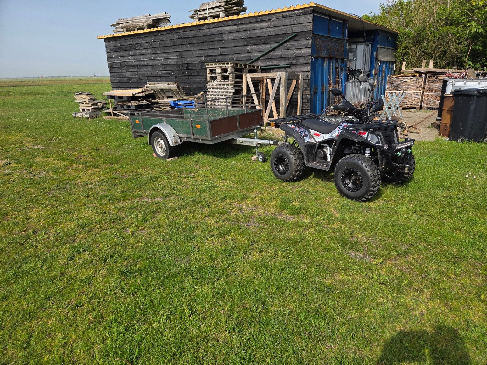 Leuke Quad 200 cc met T-kenteken en trekhaak - Bouwjaar 2025, Motoren, Quads en Trikes, 1 cilinder, 200 cc