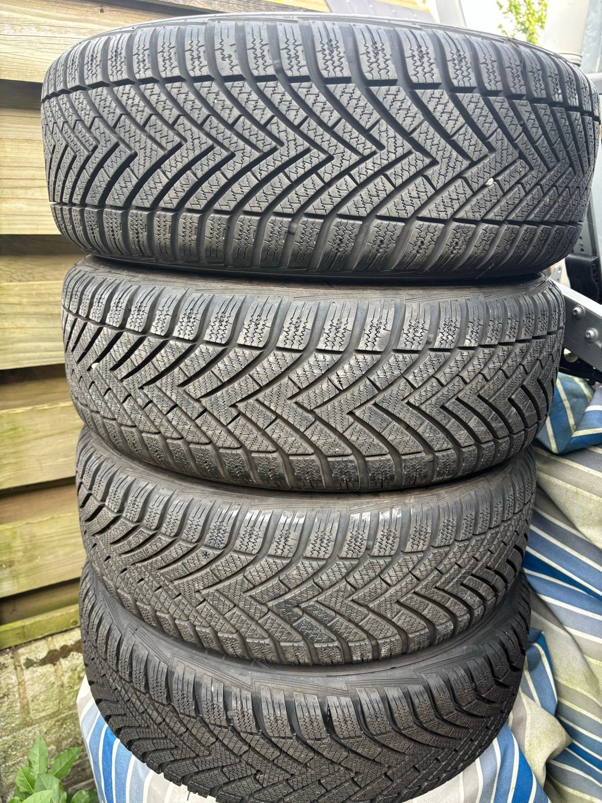 Vredestein Winterbanden met MAK Velgen 185/55 R15, Ophalen, Gebruikt, 15 inch, Banden en Velgen