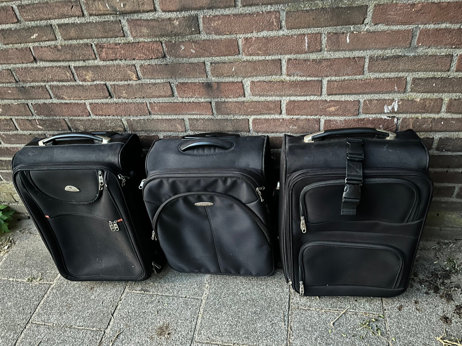 3 x Samsonite koffers voor reizen, Ophalen, Gebruikt