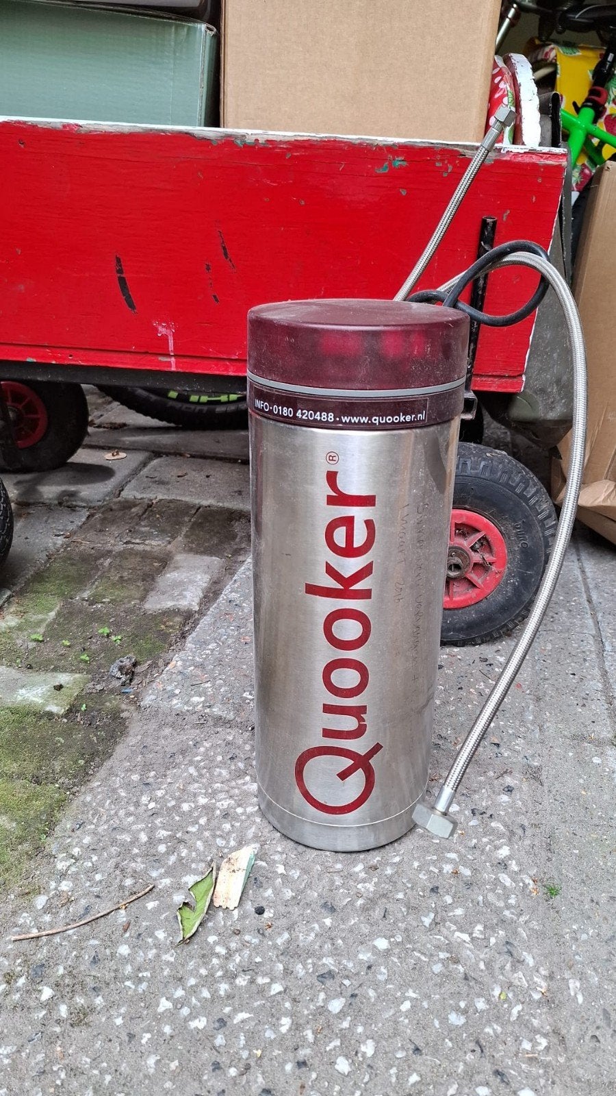 Quooker boiler voor direct kokend water, Zilver, Ophalen of Verzenden, Metaal, Overige merken