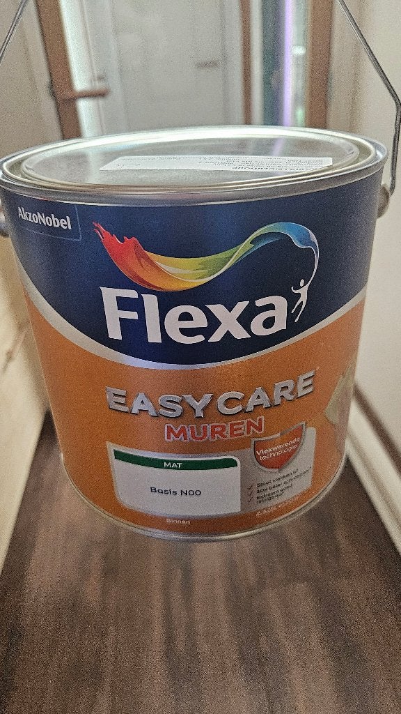 Muurverf Flexa Easycare 2.5 liter Coppertrail/Terra roze, Ophalen, Nieuw, Verf, Roze