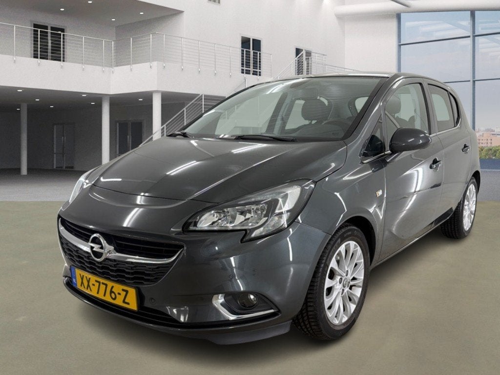 Opel Corsa VERWACHT! 1.0 TURBO ONLINE EDITION + ECC/NAVI/PDC, Automatische klimaatregeling, Gebruikt, Euro 6, Leder en Stof
