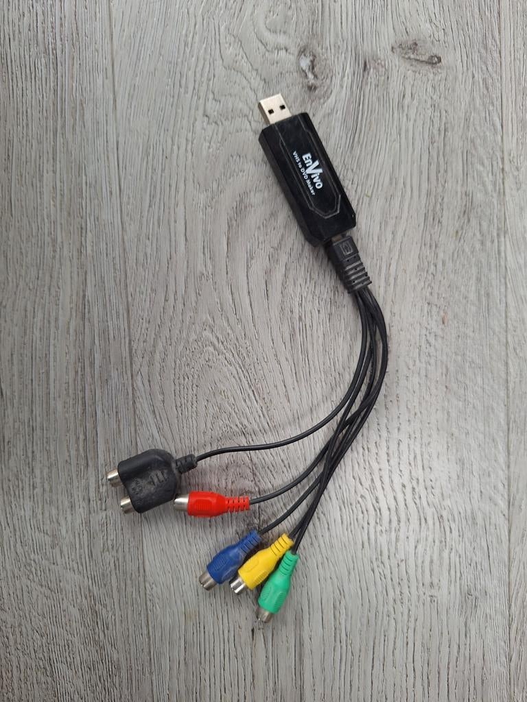 USB Video Grabber met RCA/S-Video ingang, Ophalen of Verzenden, Gebruikt, Minder dan 2 meter, Overige kabels