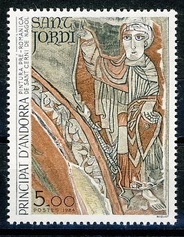 Andorra Frans 355 1984 postfris, Ophalen of Verzenden, Overige landen, Postfris