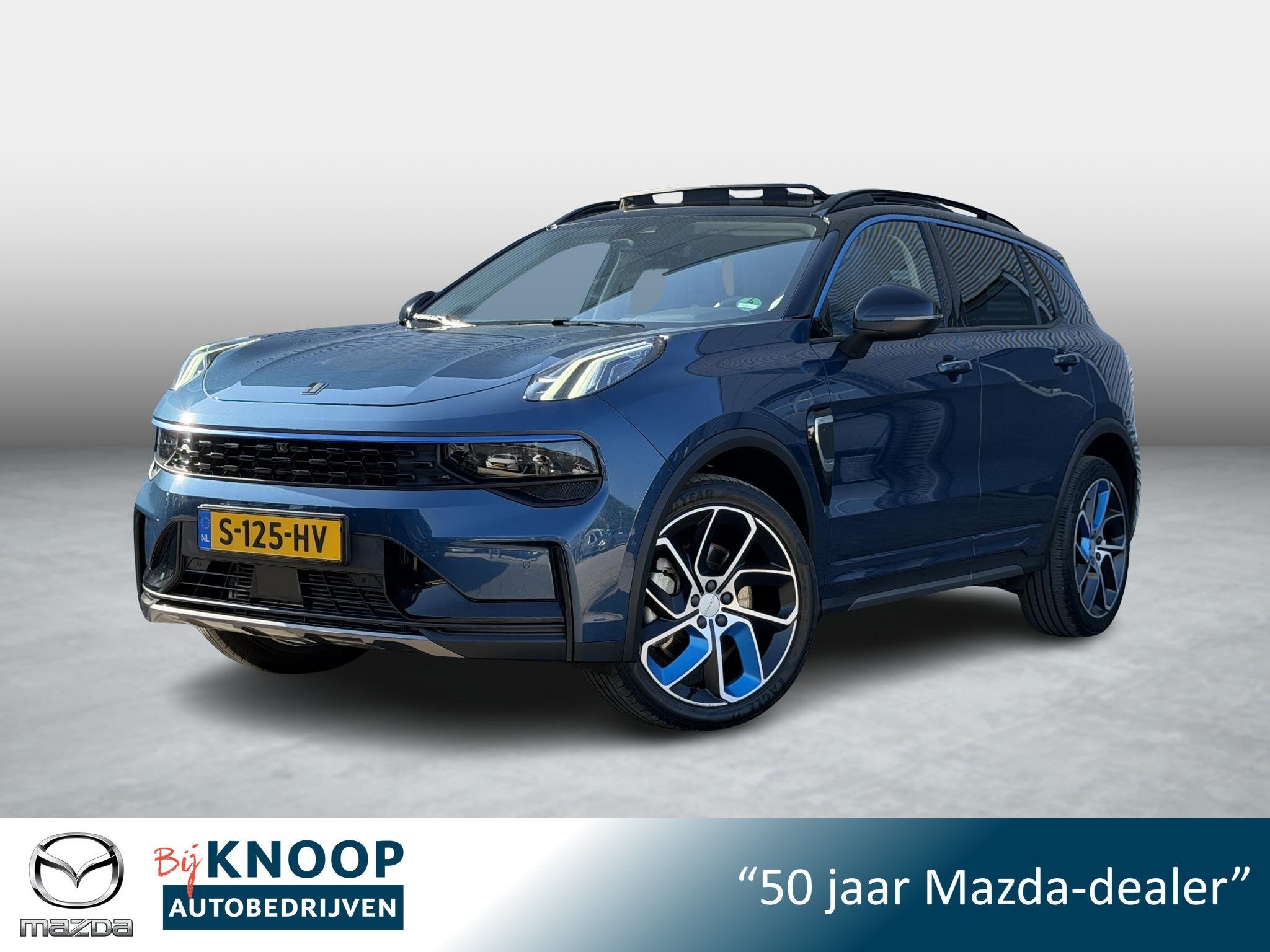 Lynk & Co 01 1.5 | Schuifdak | 360 Camera |, Auto's, Lynk & Co, Stof, Blauw, 120 €/maand, Bedrijf