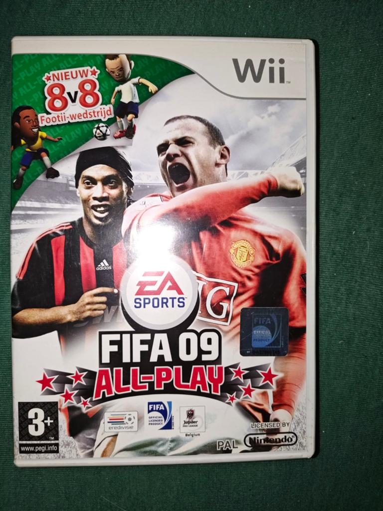 FIFA 09, Nintendo Wii, Ophalen of Verzenden, Zo goed als nieuw, Sport, 3 spelers of meer