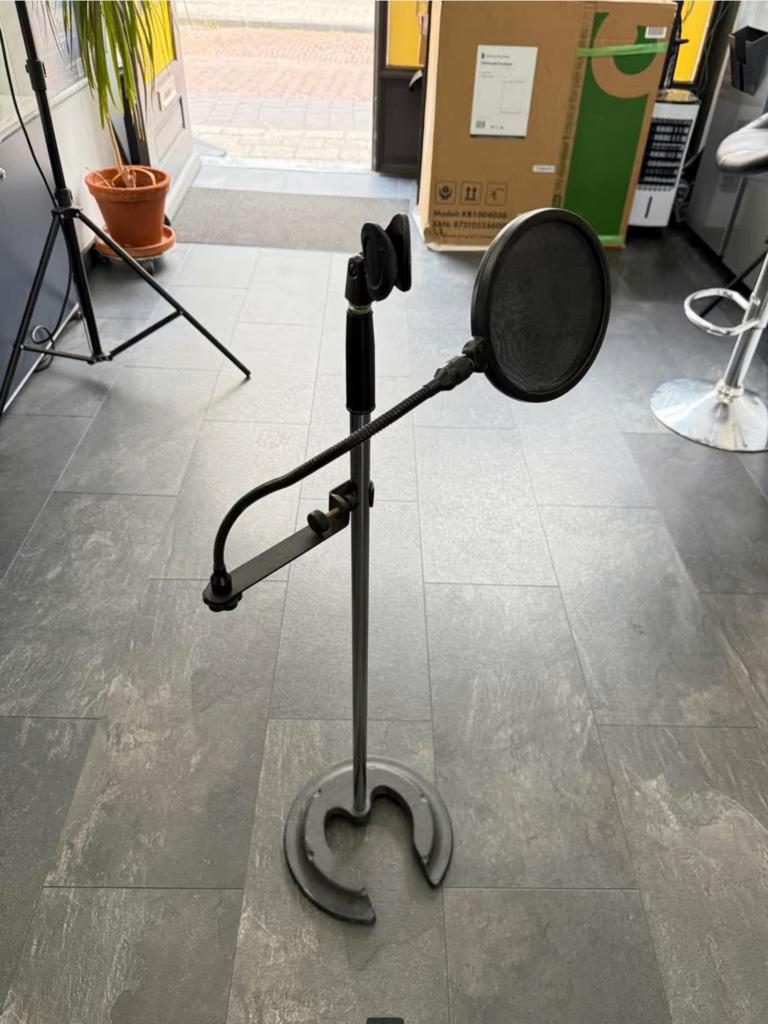 Microfoon Standaard - Zo Goed Als Nieuw, Ophalen, Zo goed als nieuw, Muziekstandaard, Microfoon