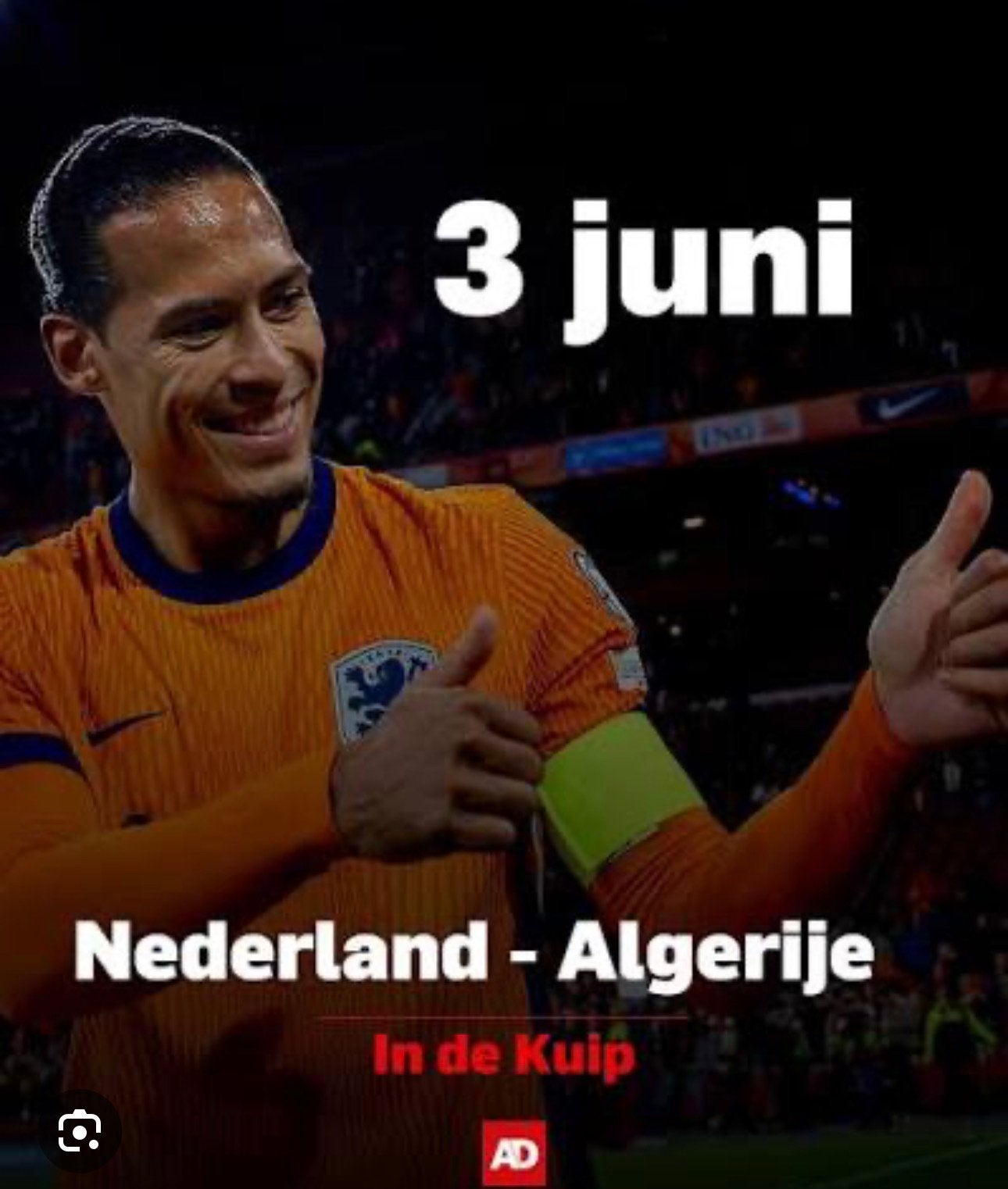 3 tickets Nederland- Algerije te koop, Twee personen