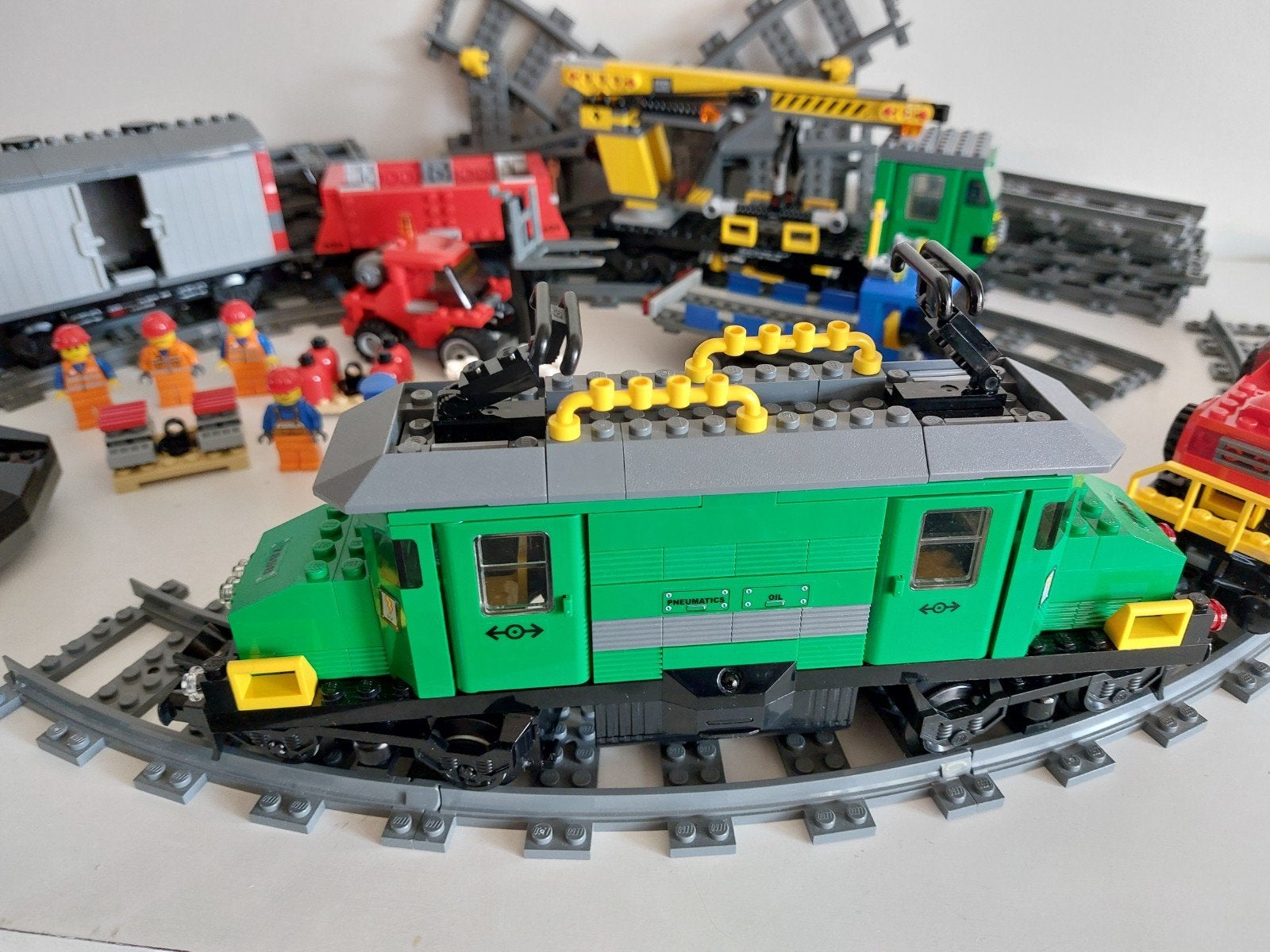 Lego City 7898 - goederentrein, werkend en compleet, Lego, Ophalen of Verzenden, Complete set, Compleet