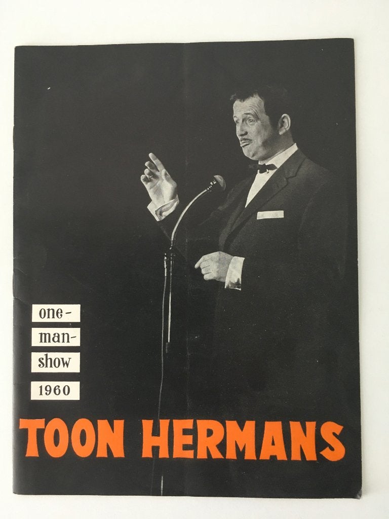 Toon Hermans programmaboekje, Verzamelen, Ophalen of Verzenden, Zo goed als nieuw, Boek, Tijdschrift of Artikel