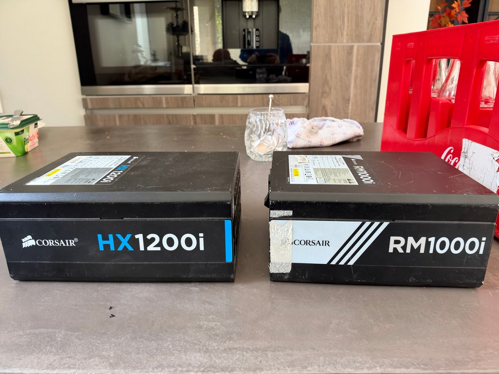 Corsair HX1200i en RM1000i Voedingen, Computers en Software, Ophalen of Verzenden, Gebruikt