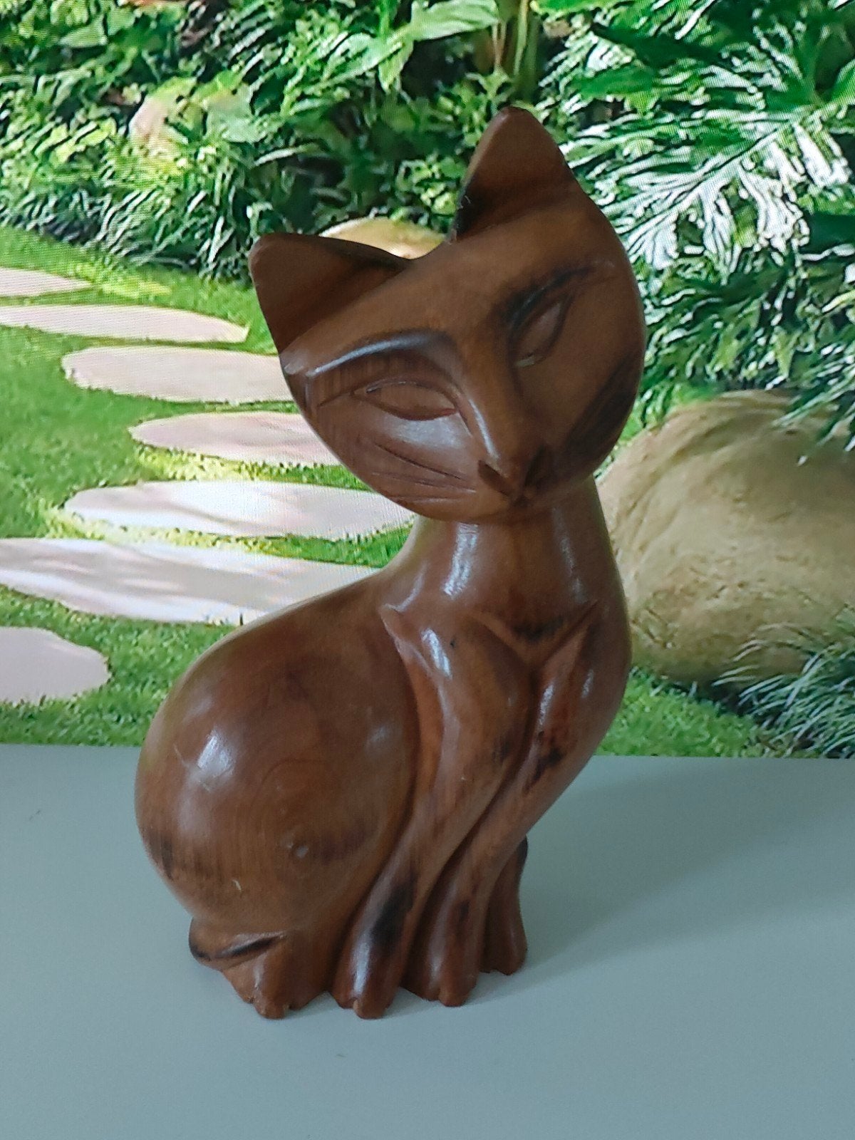 Mooie houten beeldje, Verzamelen, Beelden en Beeldjes, Ophalen of Verzenden, Gebruikt