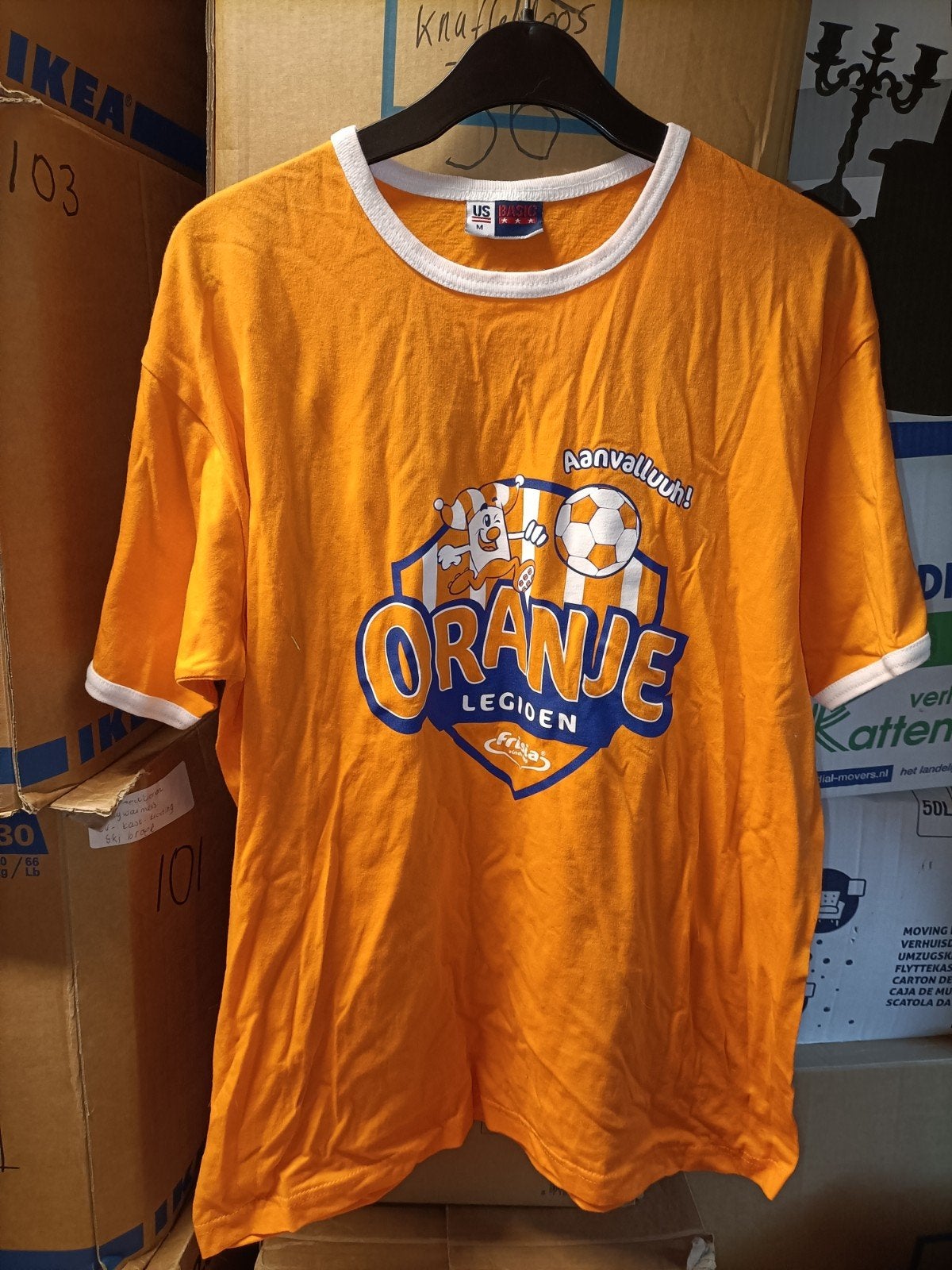 Oranje legioen t-shirt Frisia snoep nieuw maat M, Ophalen of Verzenden, Nieuw, Maat 52/54 (L), Oranje