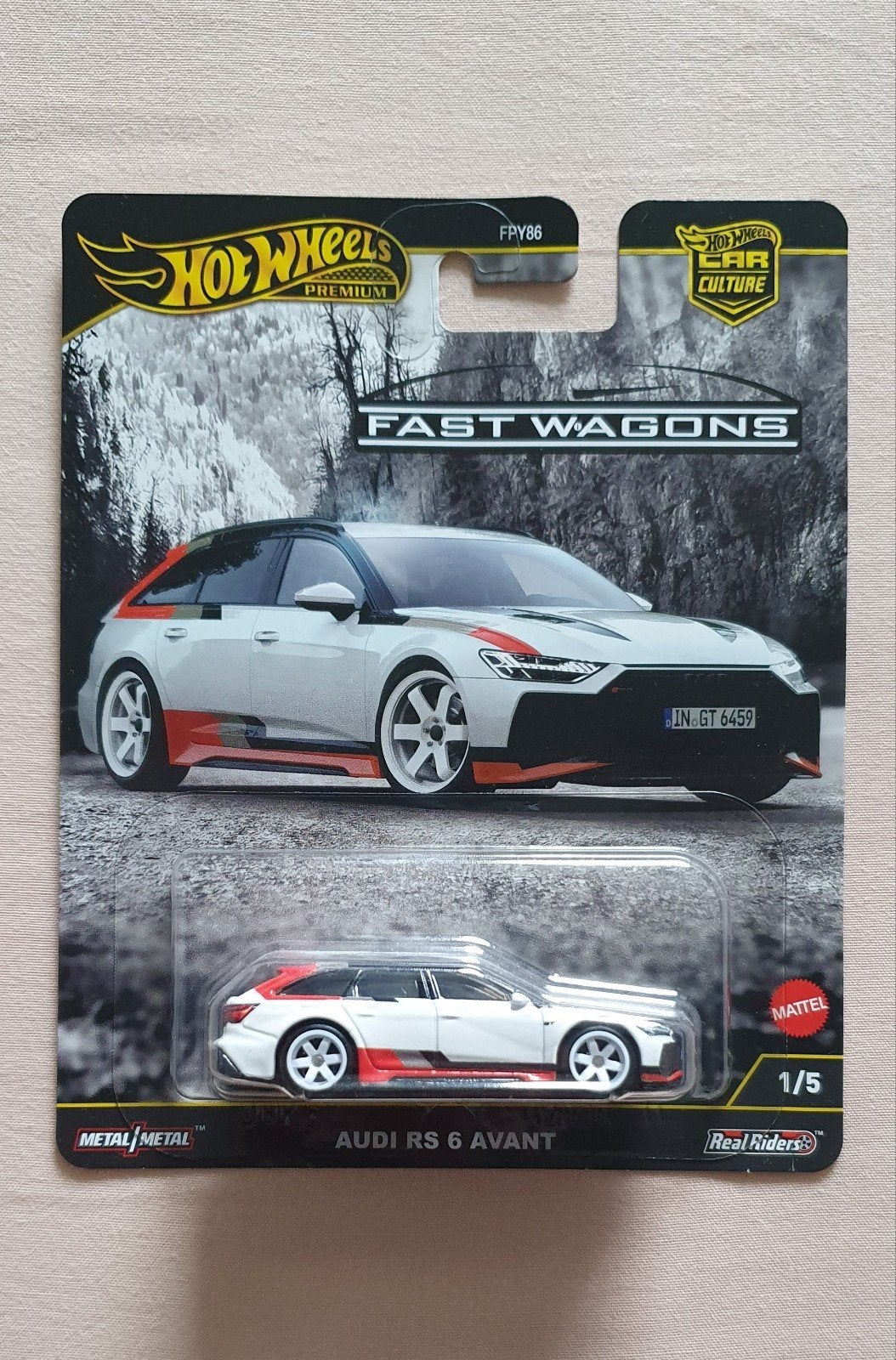 Hot Wheels Premium Audi RS 6 Avant Fast Wagons 1/5, Ophalen of Verzenden, Nieuw, Auto