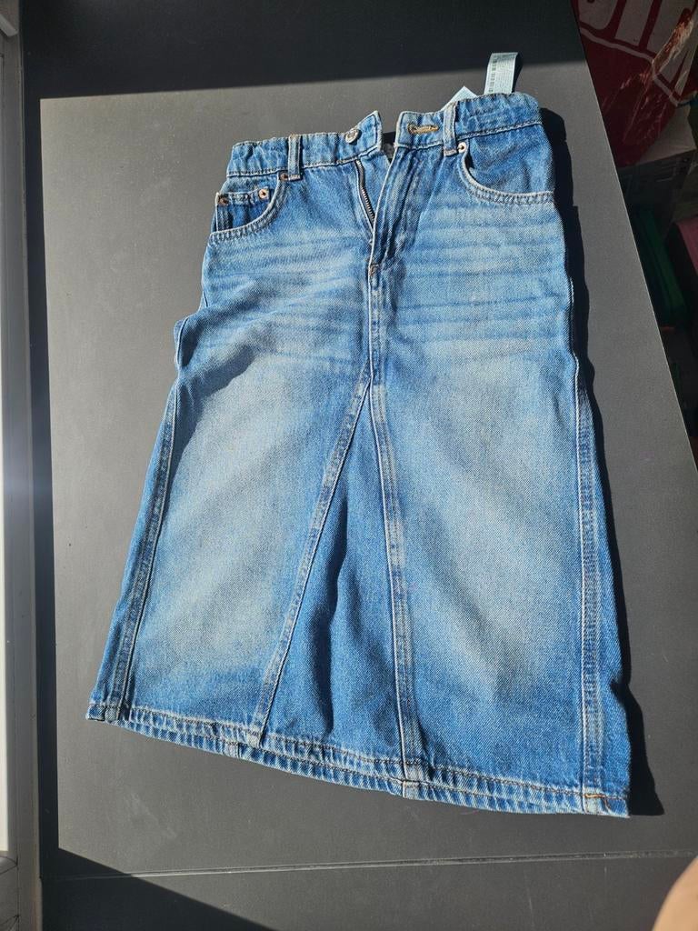 ZARA blauwe denim rok, maat 134, Ophalen, Zo goed als nieuw, Zara, Jurk of Rok