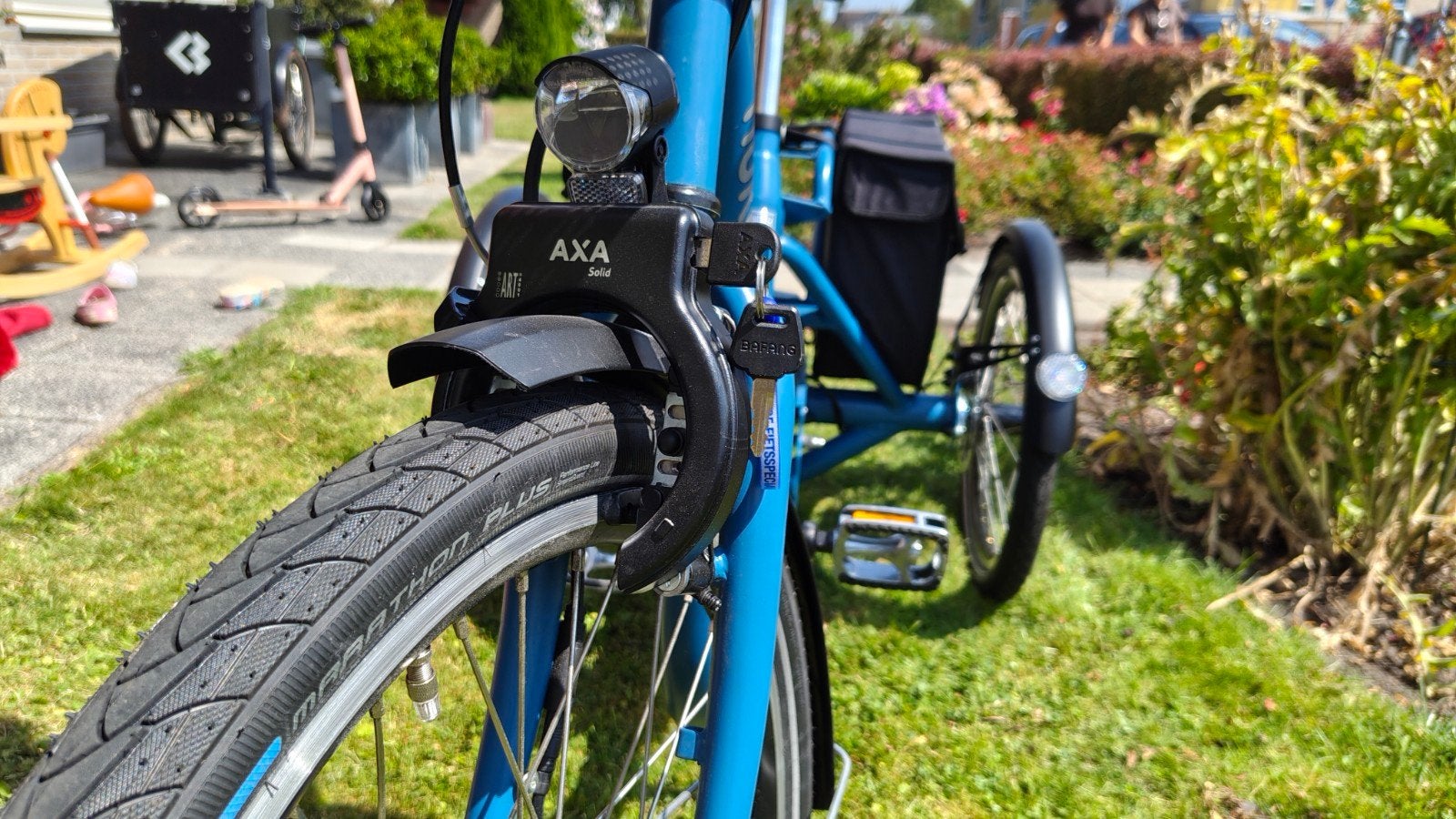 Z.G.A.N. Huka City elektrische driewieler, Fietsen en Brommers, Fietsen | Driewielfietsen, Ophalen, Zo goed als nieuw, Schijfrem