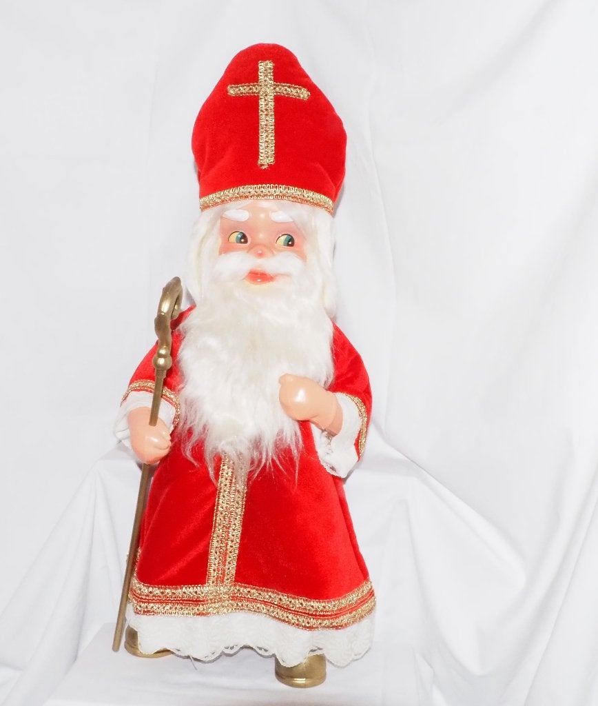 Vintage sinterklaas pop, Ophalen, Gebruikt, Pop