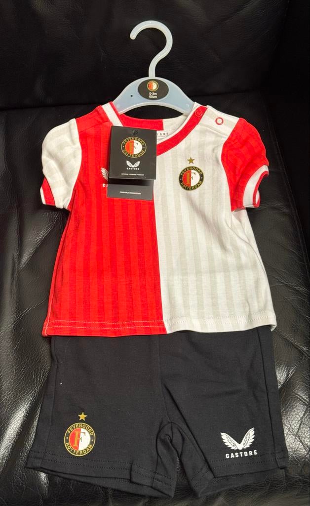 Castore Feyenoord Thuistenue Baby's 23/24 - 0-3 maanden, Jongetje of Meisje, ., Nieuw, Ophalen of Verzenden