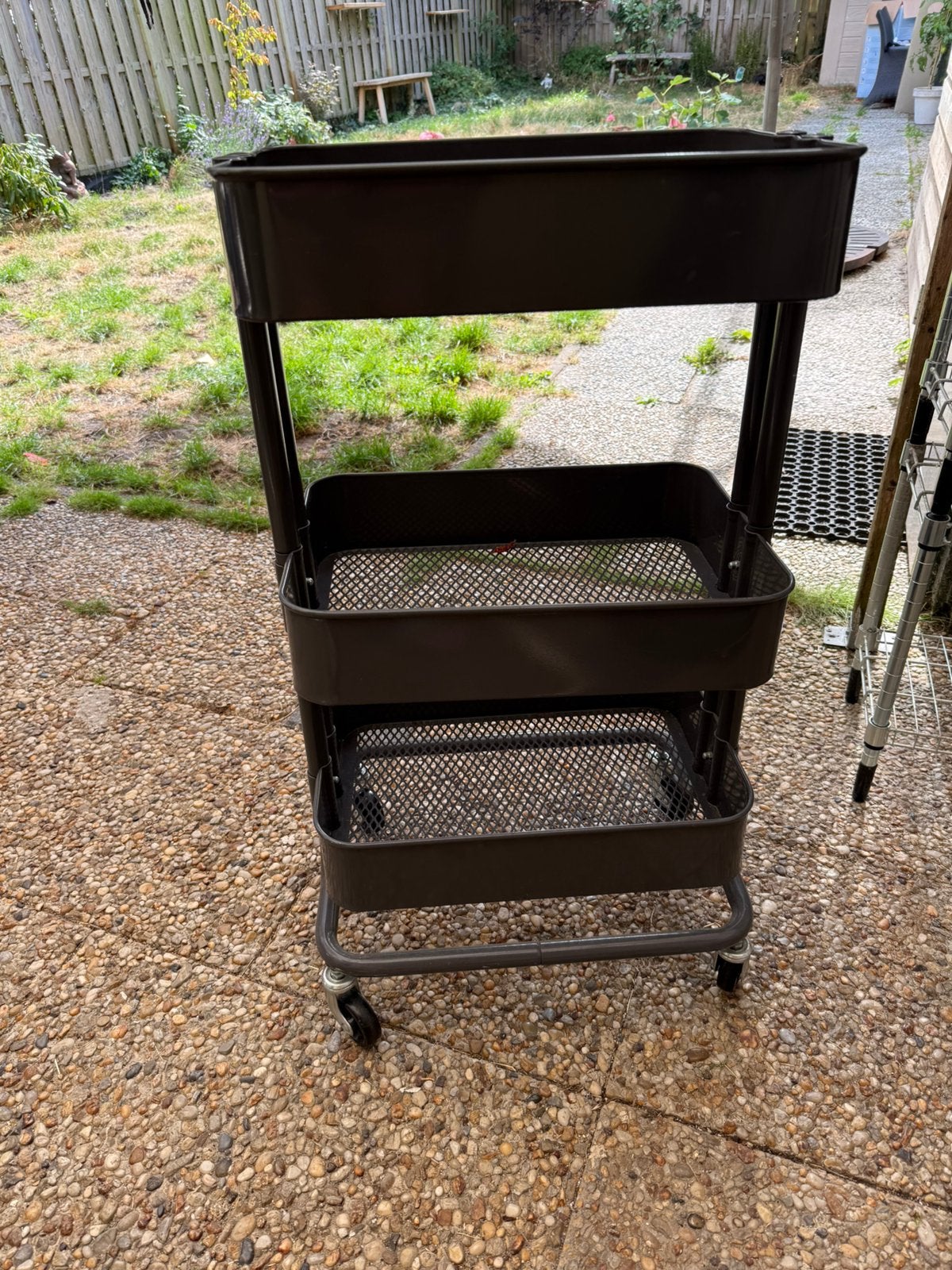 Ikea trolly grijs, Ophalen, Zo goed als nieuw