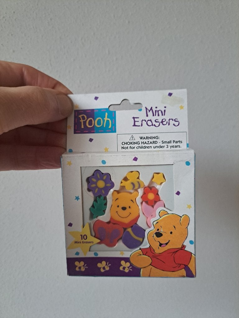 Disney Winnie the Pooh Mini Gummen Set van 10, Ophalen of Verzenden, Winnie de Poeh of vrienden, Beeldje of Figuurtje