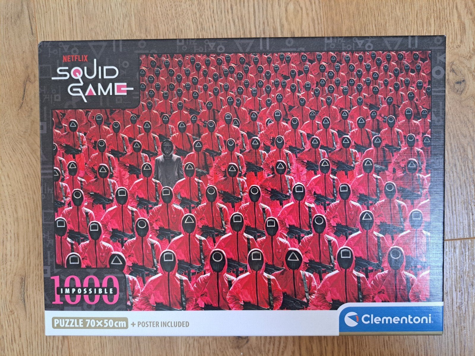 Puzzel Squid game 1000 stukjes Clementoni, Ophalen, 500 t/m 1500 stukjes, Zo goed als nieuw, Legpuzzel