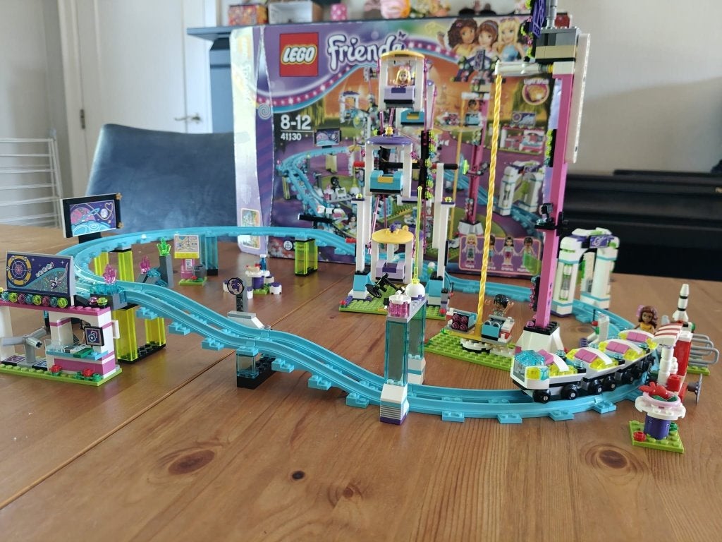 Lego Friends - Pretpark achtbaan 41130, Lego, Compleet, Friends, Ophalen of Verzenden
