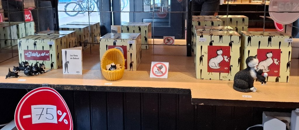 Dubout katten, Verzamelen, Beelden en Beeldjes, Ophalen, Nieuw, Dier