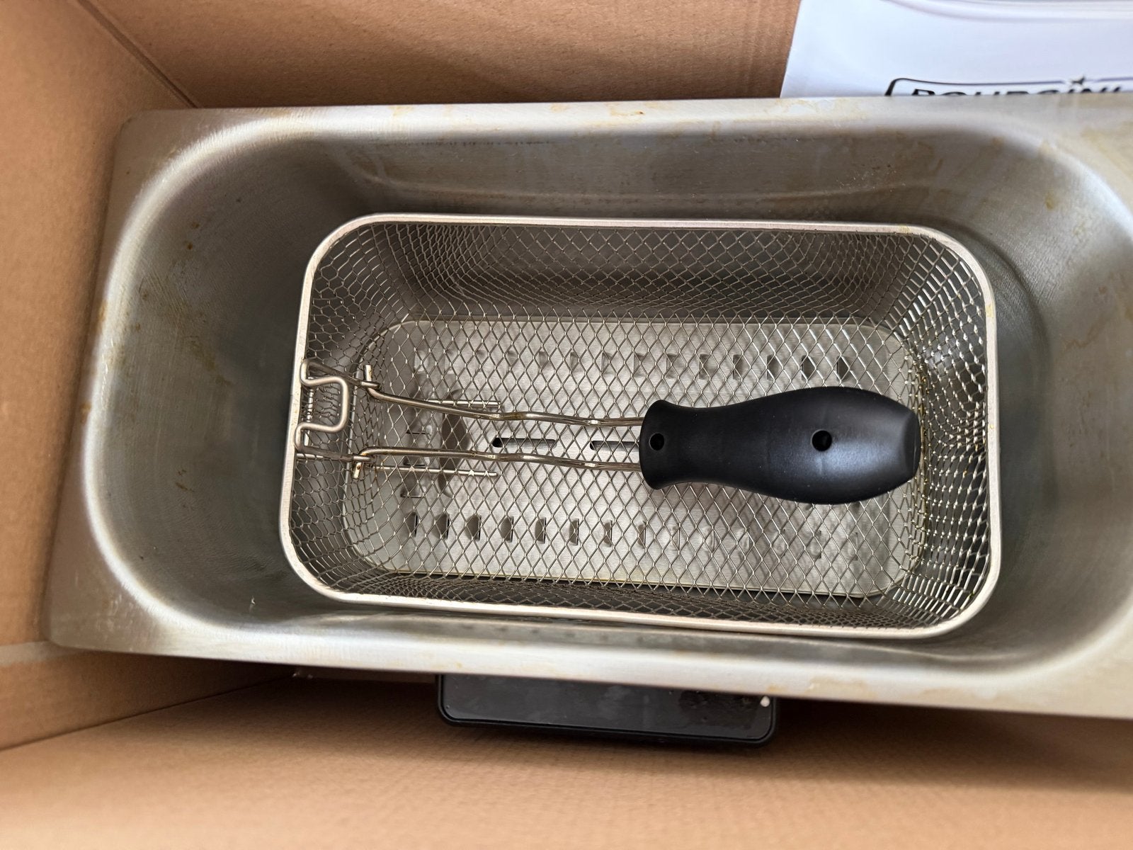 Bourgini Classic Deep Fryer Plus 3.0L - Frituurpan, 2 tot 3 liter, Ophalen, Zo goed als nieuw, Uitneembare binnenpan