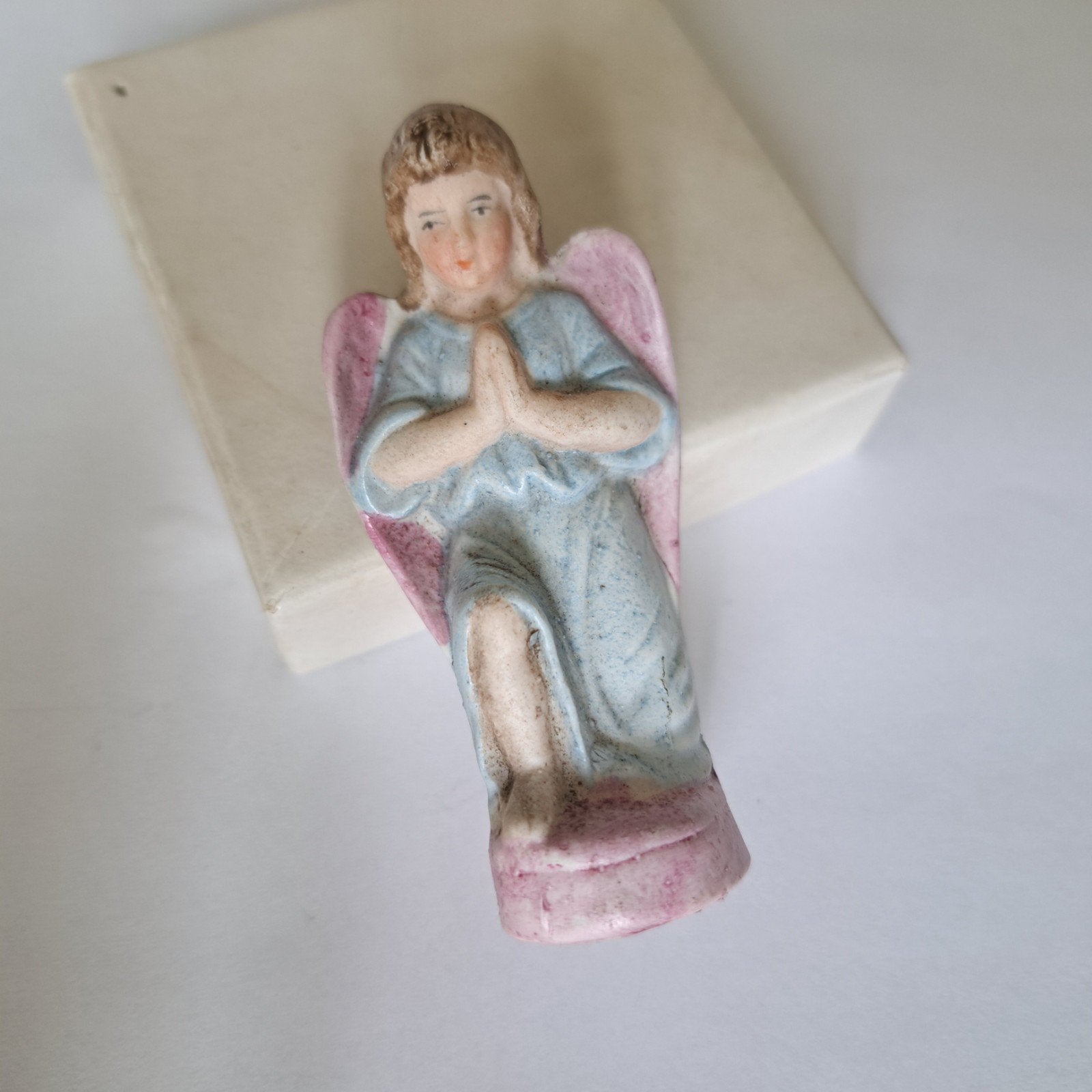 oud porselein engel beeldje, Verzenden