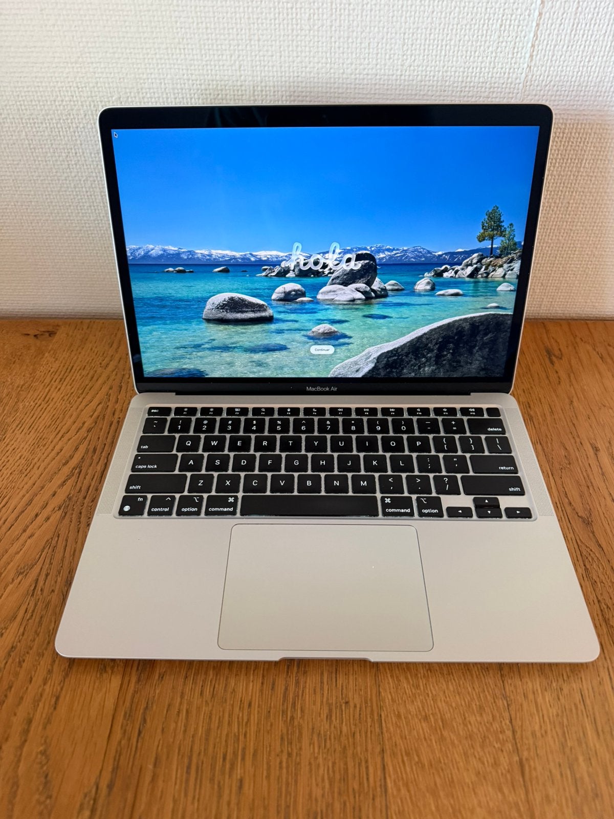 Macbook Air 13” M1 Touch ID, Computers en Software, Apple Macbooks, Ophalen, Gebruikt, Qwerty, 8 GB