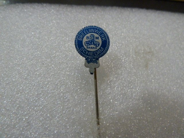 Vintage BREEUWERK BRAND SCHIEDAM Speldje/Pin, Ophalen of Verzenden, Gebruikt, Stad of Land, Speldje of Pin