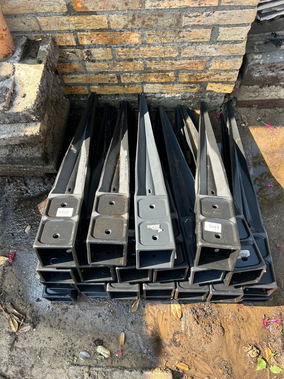 Paalhouders kunststof - 24 stuks, Ophalen, Nieuw, Minder dan 180 cm, Palen