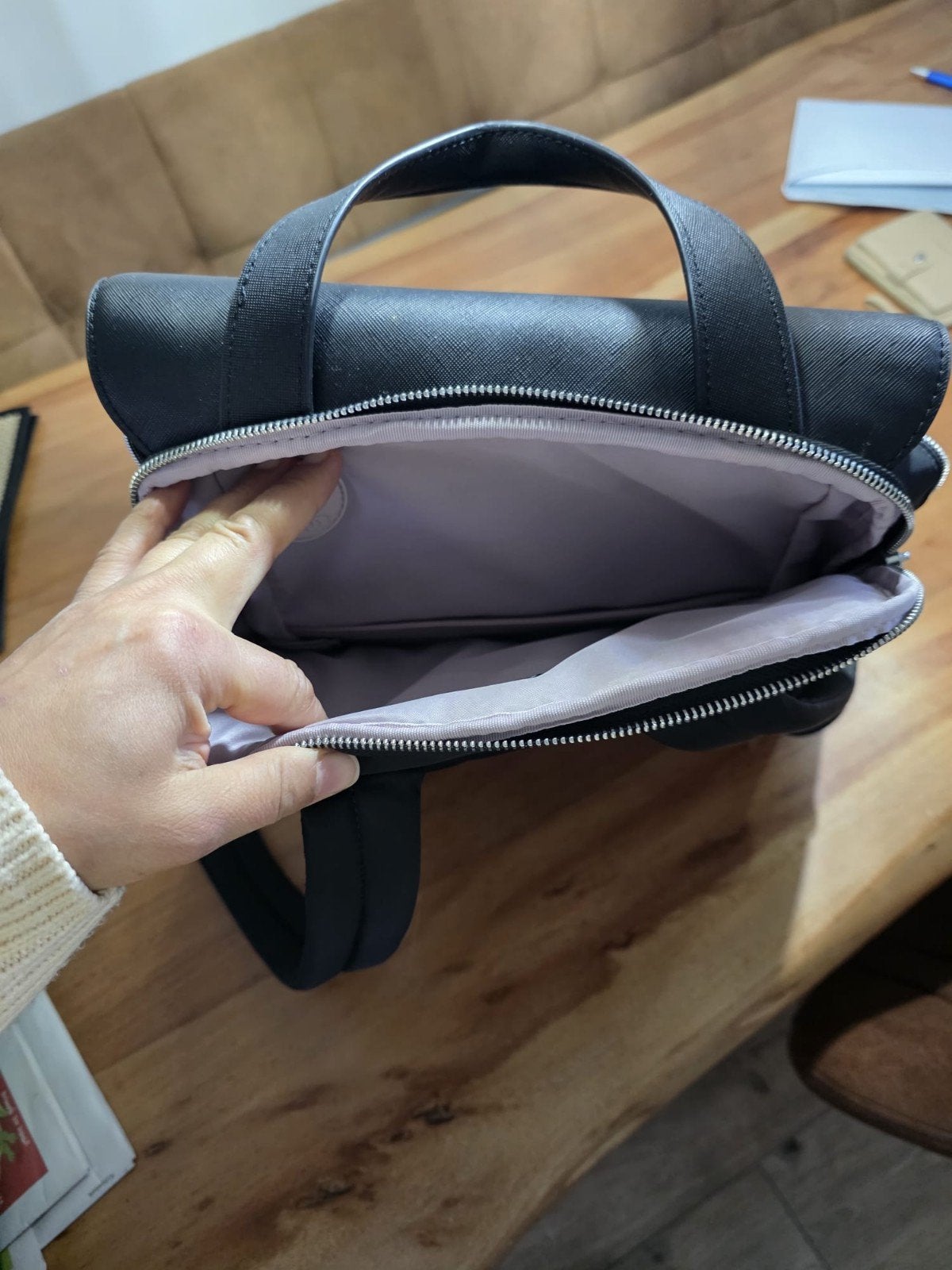 Samsonite Zalia 2.0 Laptop Rugzak Zwart, Overige merken, 25 tot 40 cm, Ophalen of Verzenden, Zo goed als nieuw