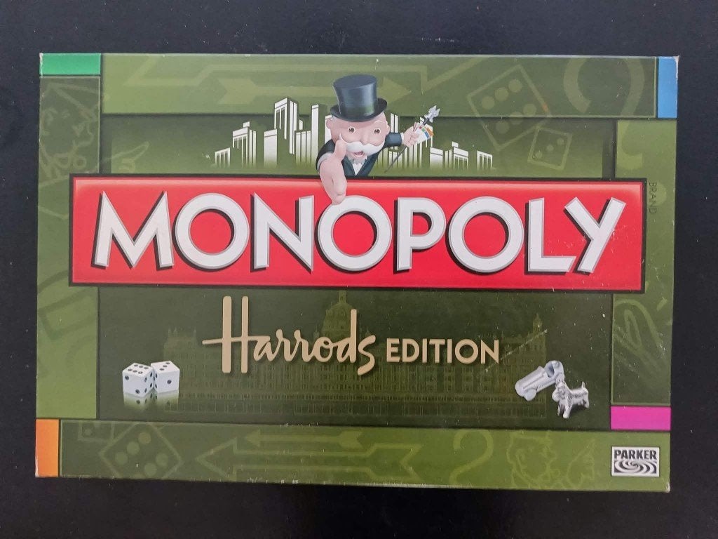 MONOPOLY HARRODS EDITION, Hobby en Vrije tijd, Een of twee spelers, Ophalen of Verzenden, Zo goed als nieuw, Parker