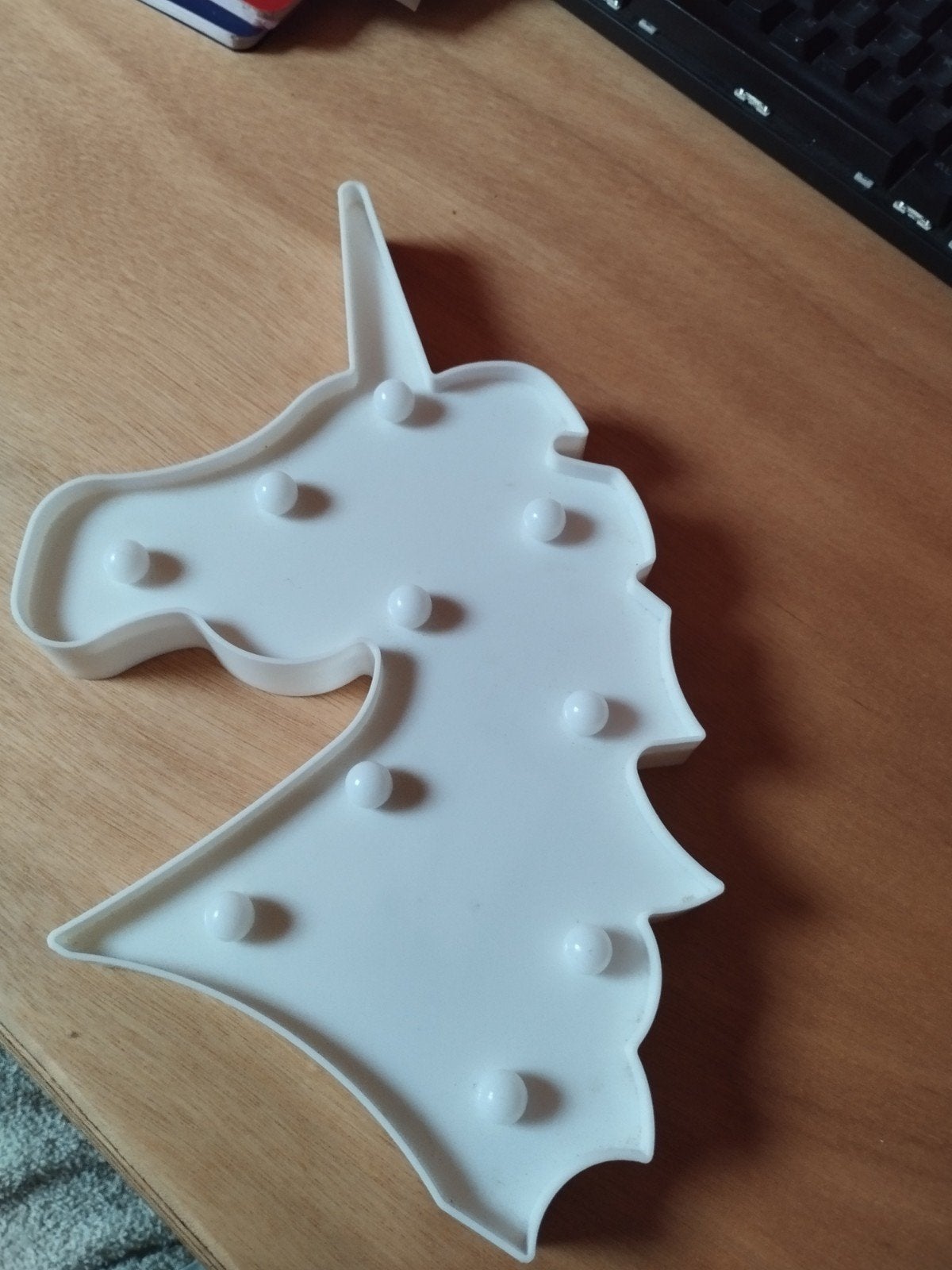 unicorn nachtlamp, Ophalen of Verzenden, Zo goed als nieuw