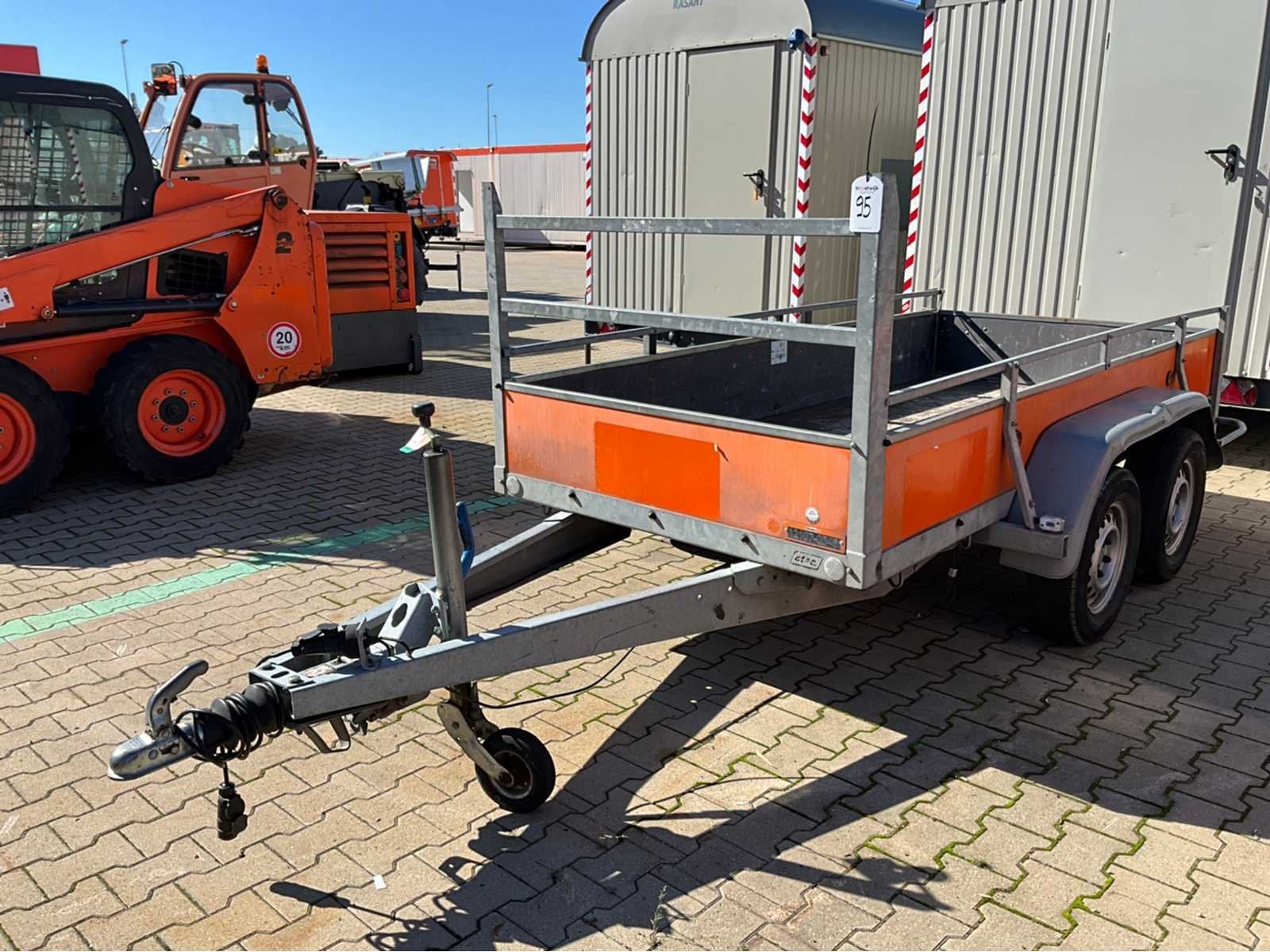 2018 Atec EB2 2-1 Dubbelas aanhangwagen, Gebruikt