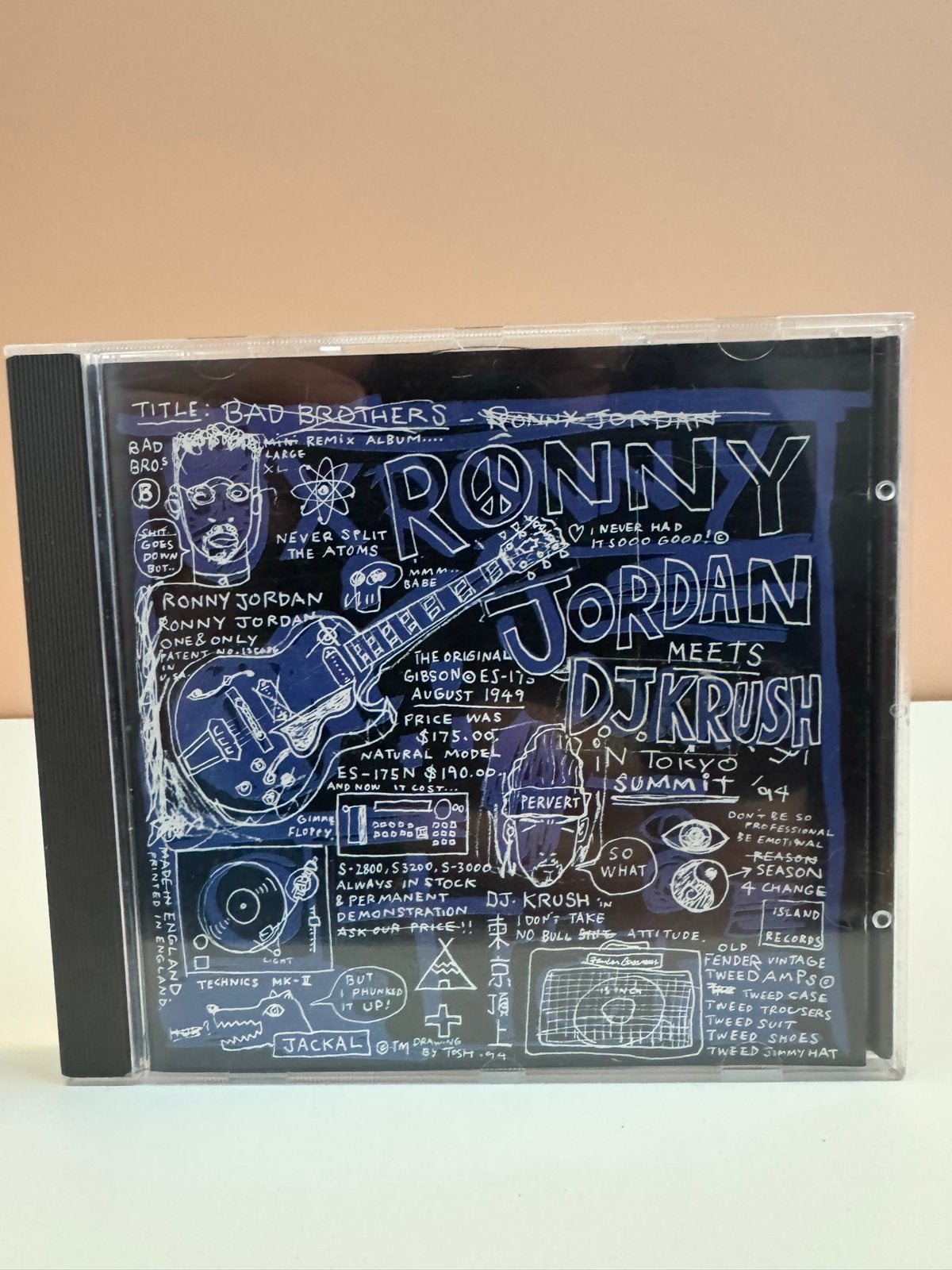 Ronny Jordan meets DJ Krush - Bad Brothers CD, Ophalen of Verzenden, Elektronisch, Album, Inclusief doosje