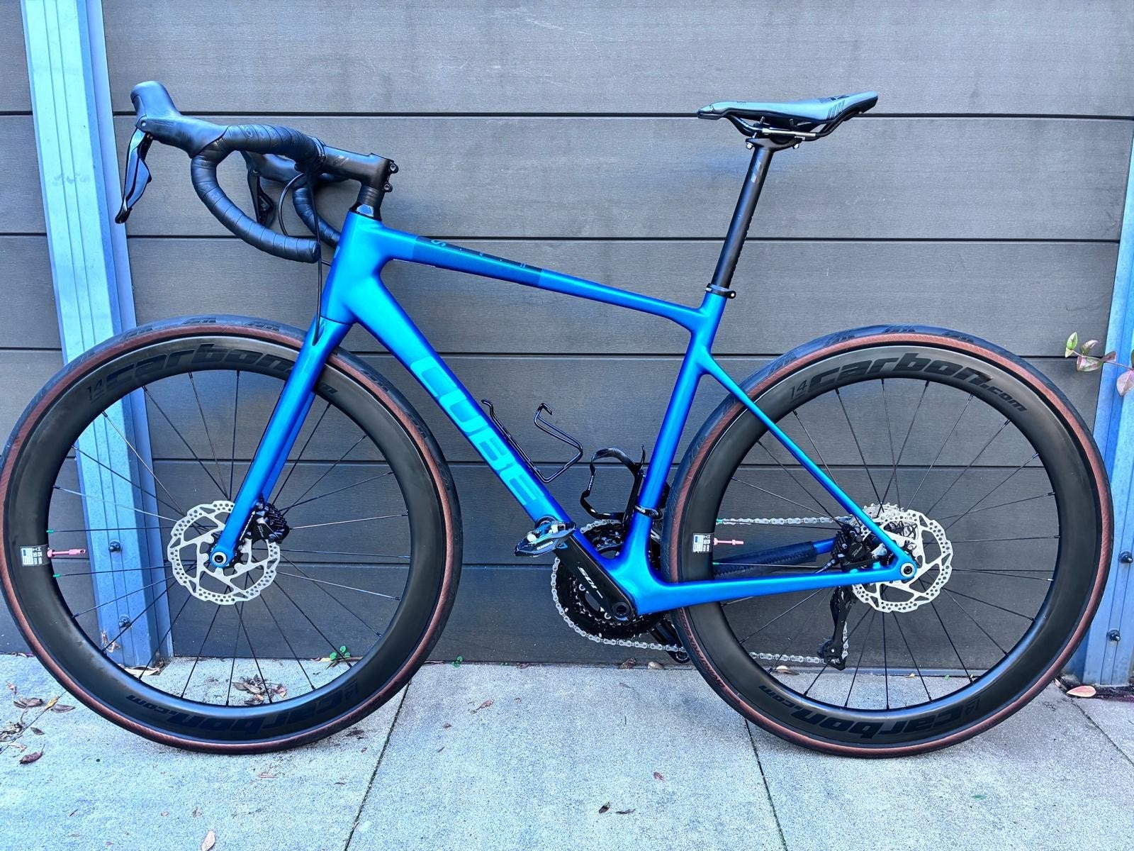 Cube Attain GTC SLX, Powermeter, Di2-105 DT Swiss 350 Carbon, 28 inch, Carbon, Heren, Zo goed als nieuw